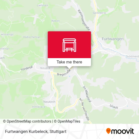 Furtwangen Kurbeleck map