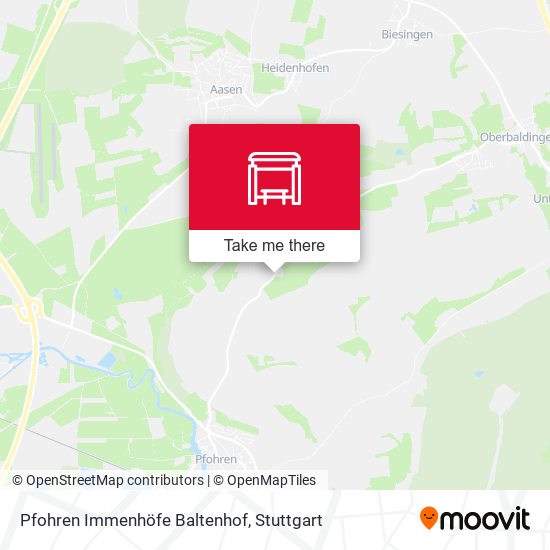 Pfohren Immenhöfe Baltenhof map