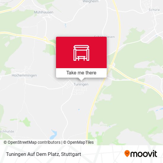Tuningen Auf Dem Platz map