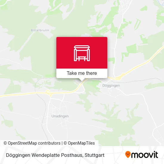 Карта Döggingen Wendeplatte Posthaus