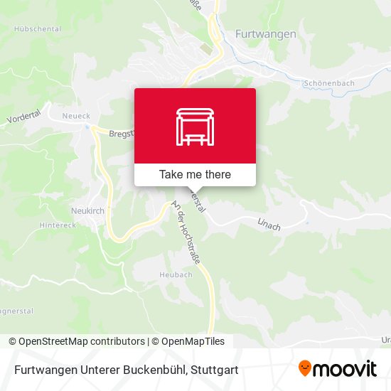 Furtwangen Unterer Buckenbühl map