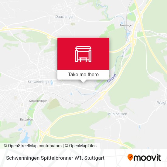 Карта Schwenningen Spittelbronner W1