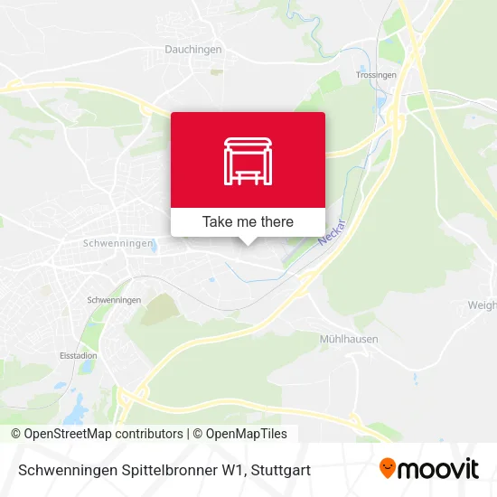 Карта Schwenningen Spittelbronner W1