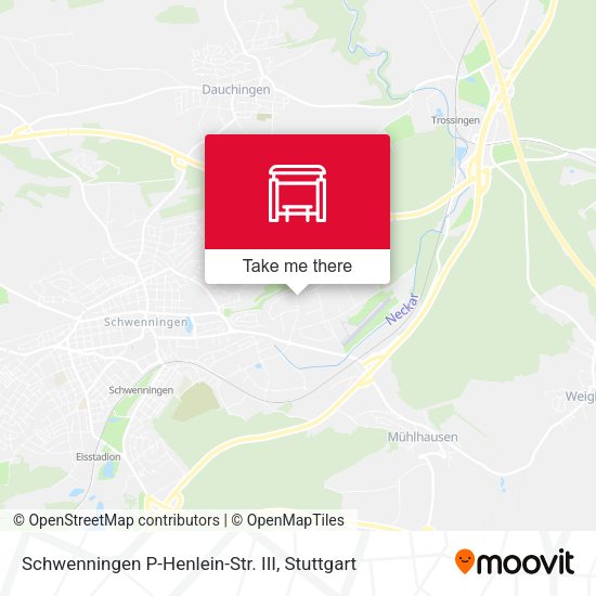 Карта Schwenningen P-Henlein-Str. III