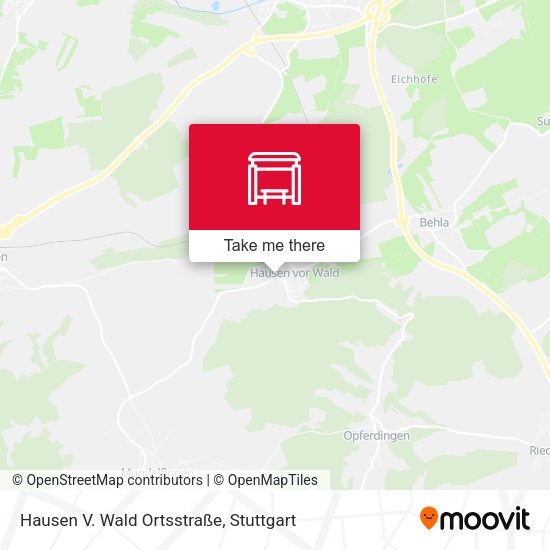 Hausen V. Wald Ortsstraße map