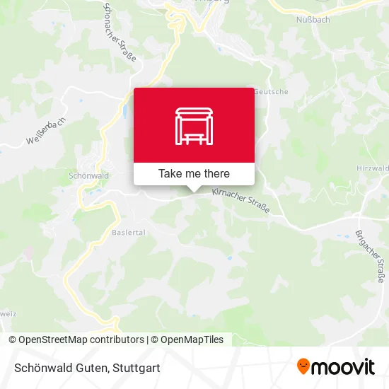 Карта Schönwald Guten