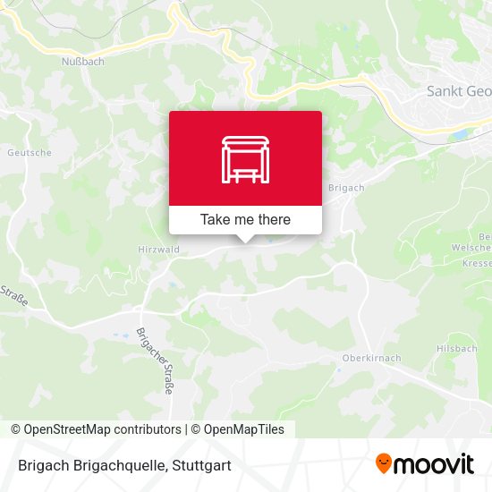 Brigach Brigachquelle map