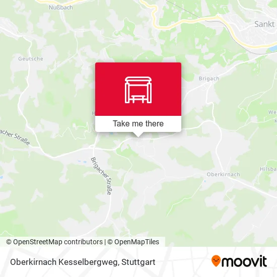 Карта Oberkirnach Kesselbergweg