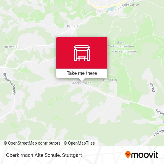 Oberkirnach Alte Schule map