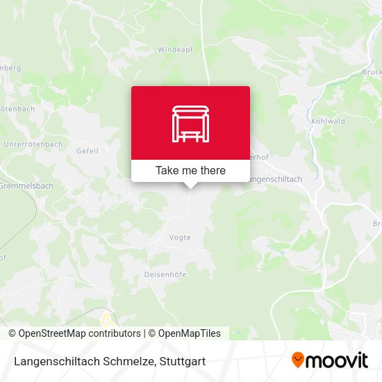 Langenschiltach Schmelze map
