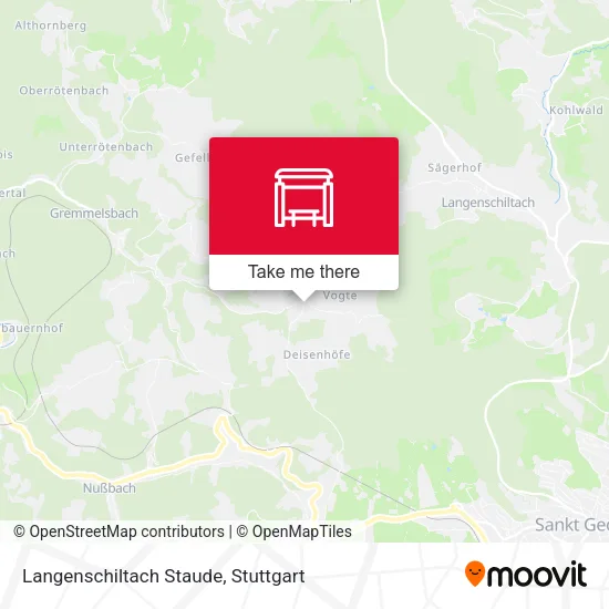 Карта Langenschiltach Staude