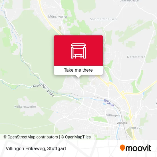 Карта Villingen Erikaweg