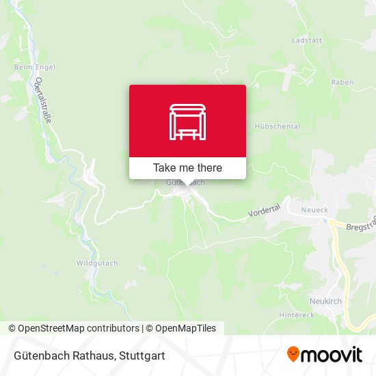 Gütenbach Rathaus map
