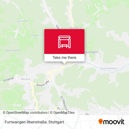 Furtwangen Ilbenstraße map
