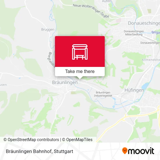 Карта Bräunlingen Bahnhof