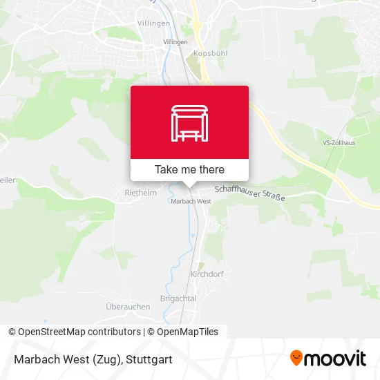 Карта Marbach West (Zug)