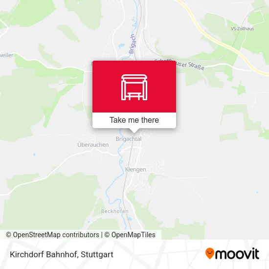 Карта Kirchdorf Bahnhof