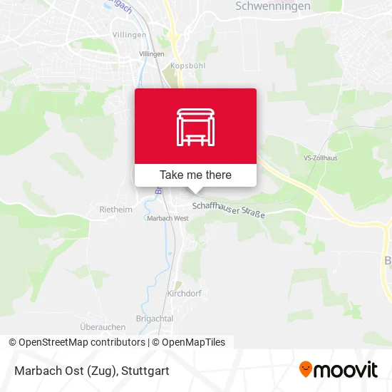 Карта Marbach Ost (Zug)