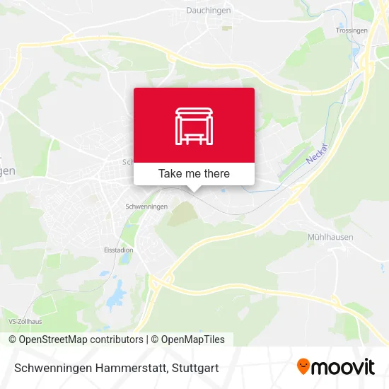 Карта Schwenningen Hammerstatt