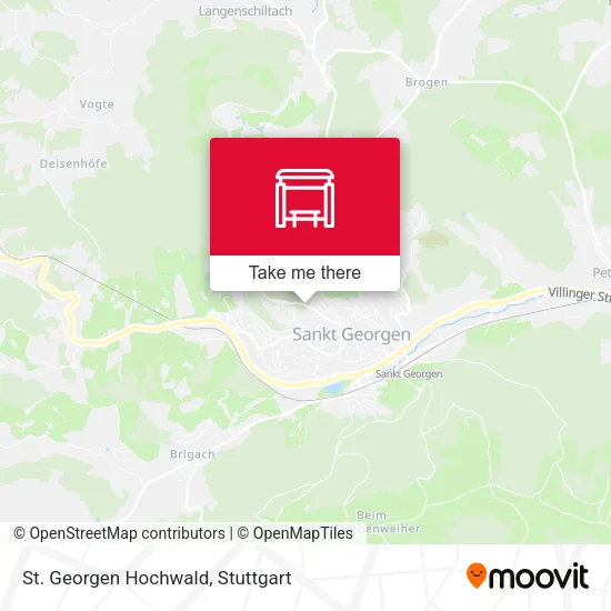 Карта St. Georgen Hochwald