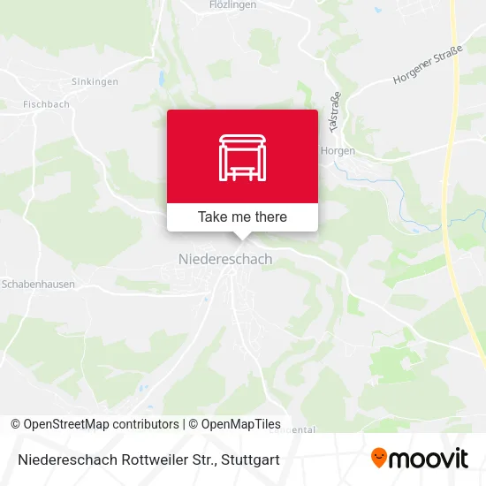 Niedereschach Rottweiler Str. map