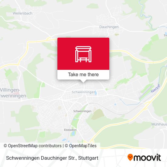 Schwenningen Dauchinger Str. map