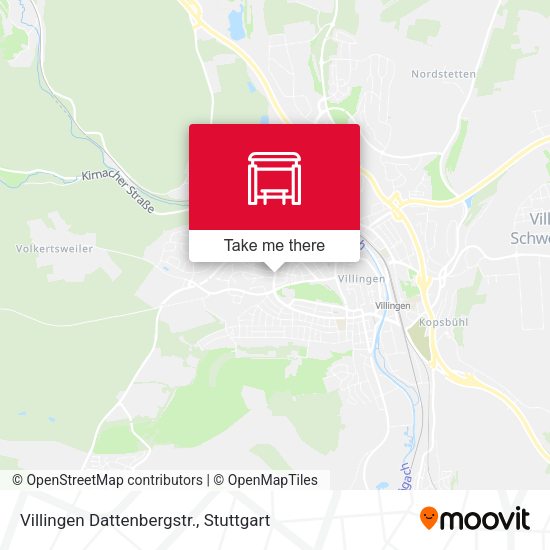 Villingen Dattenbergstr. map