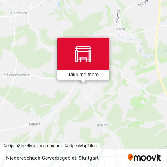 Niedereschach Gewerbegebiet map