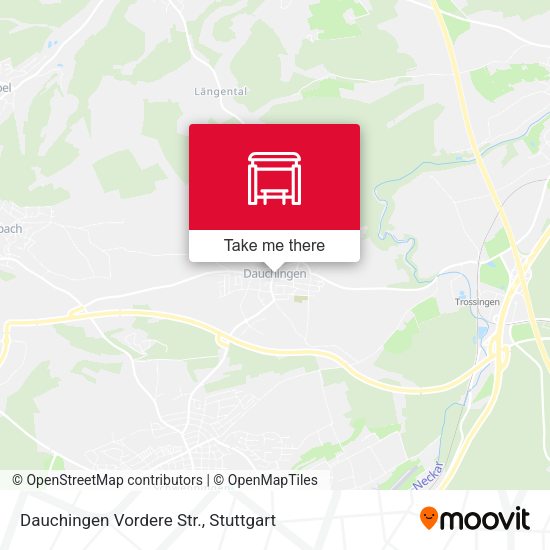 Dauchingen Vordere Str. map