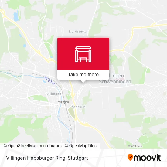 Карта Villingen Habsburger Ring