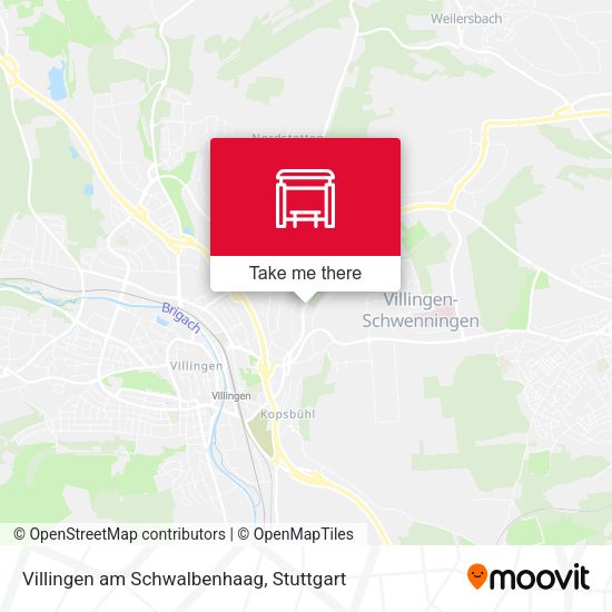 Карта Villingen am Schwalbenhaag