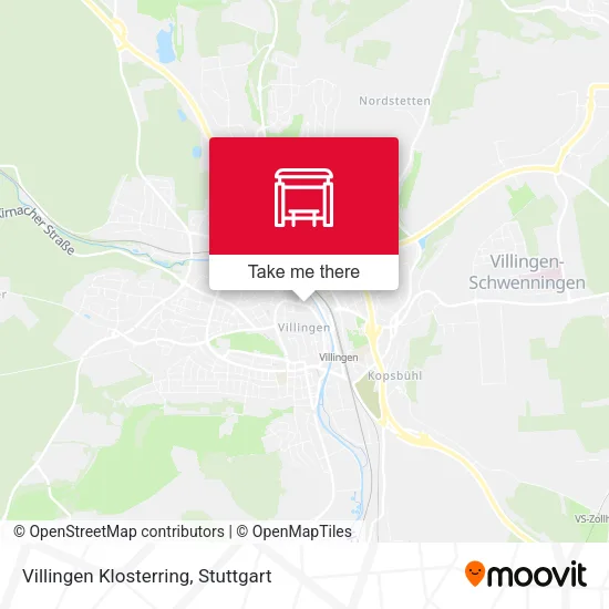 Карта Villingen Klosterring