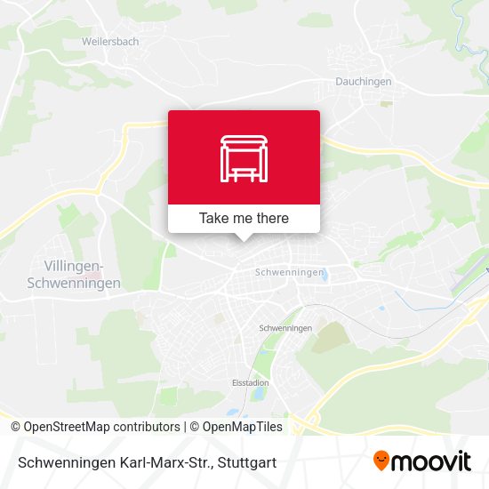 Schwenningen Karl-Marx-Str. map