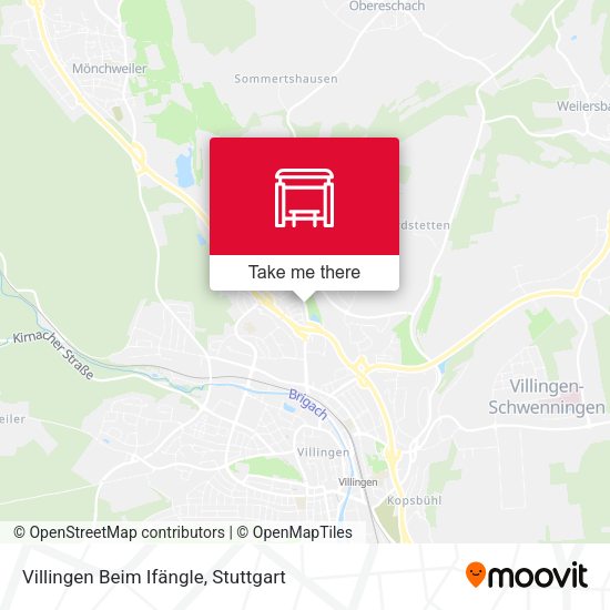 Villingen Beim Ifängle map