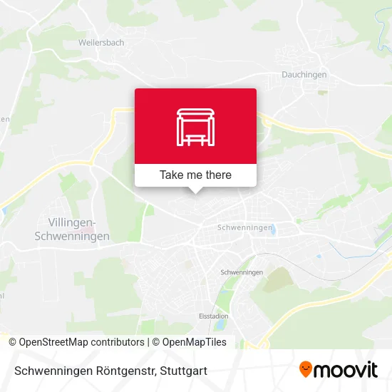Карта Schwenningen Röntgenstr