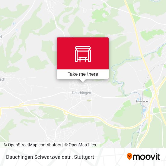 Карта Dauchingen Schwarzwaldstr.