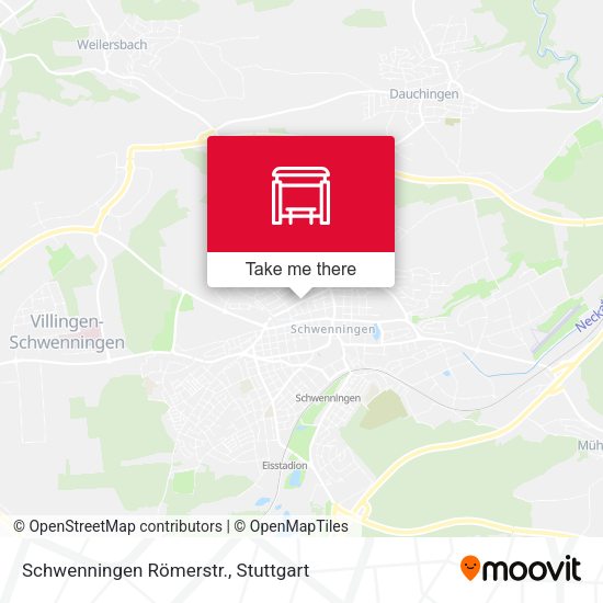 Schwenningen Römerstr. map