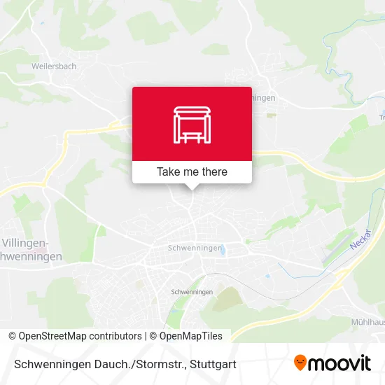 Карта Schwenningen Dauch./Stormstr.