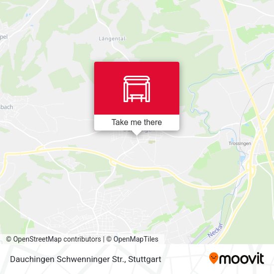 Карта Dauchingen Schwenninger Str.