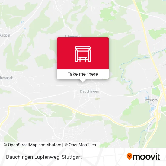 Карта Dauchingen Lupfenweg
