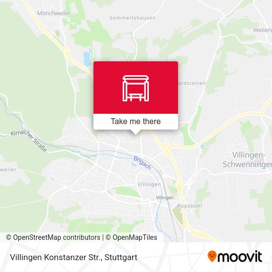 Villingen Konstanzer Str. map