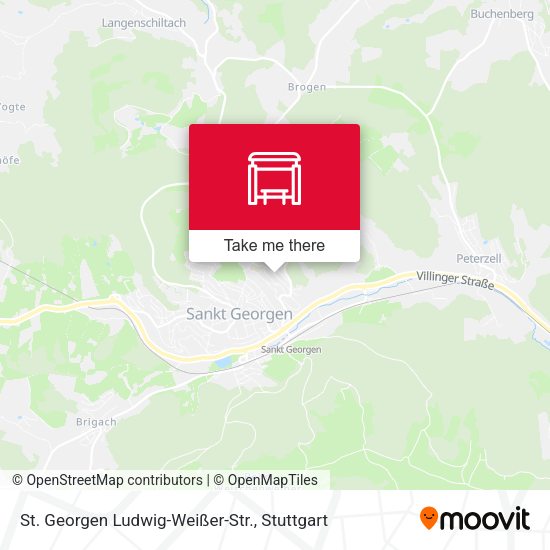 St. Georgen Ludwig-Weißer-Str. map