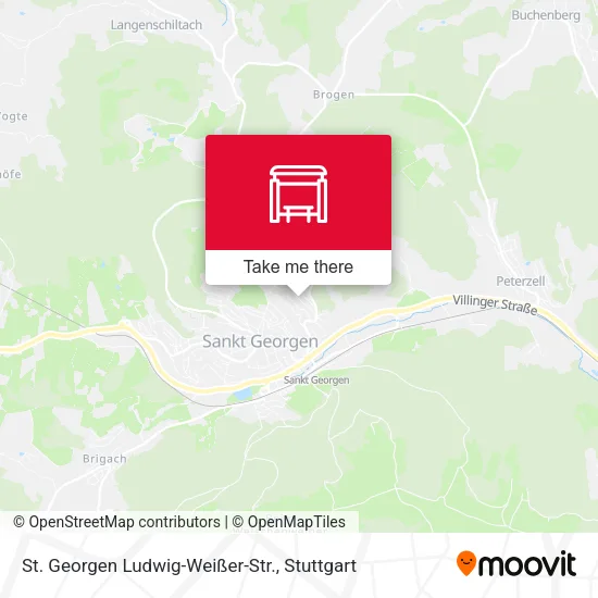 Карта St. Georgen Ludwig-Weißer-Str.