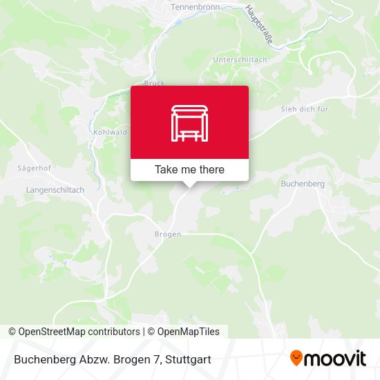 Buchenberg Abzw. Brogen 7 map