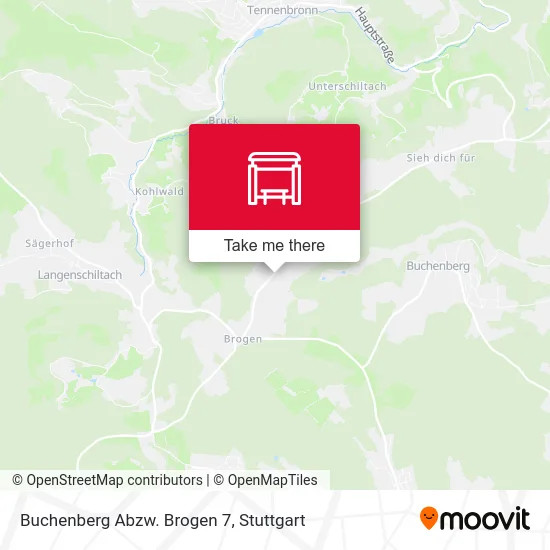 Карта Buchenberg Abzw. Brogen 7