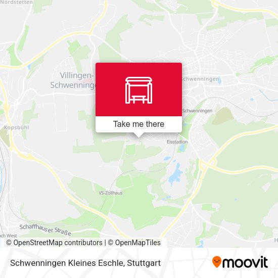 Schwenningen Kleines Eschle map