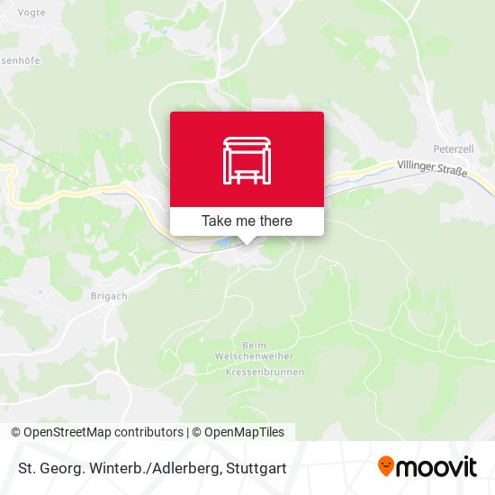 Карта St. Georg. Winterb./Adlerberg