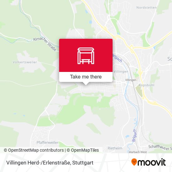 Villingen Herd-/Erlenstraße map