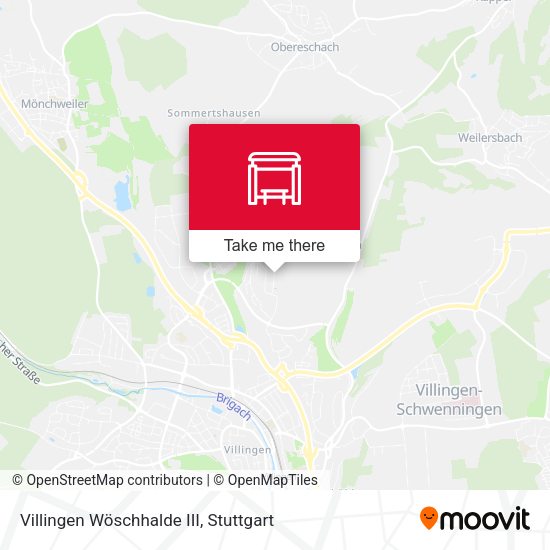 Villingen Wöschhalde III map