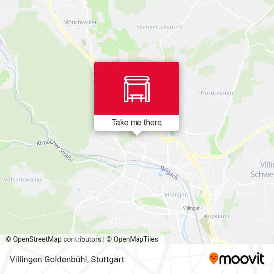 Карта Villingen Goldenbühl
